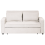 Beliani Sofa Bed 2 Seater UTTELA Fabric Off-White 1
