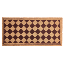 Doormat CARDONA Beige/ Brown 55 x 120 cm Coir