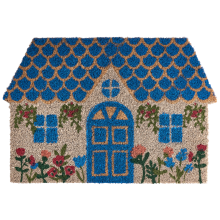 Doormat ROSARIO Blue 60 x 90 cm House Coir