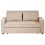 Beliani Sofa Bed 2 Seater UTTELA Fabric Light Brown 1