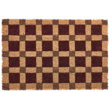 Doormat VILLASIS Beige/ Brown 40 x 60 cm Coir