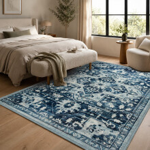 (120x170 cm- Small Area Rug Outdoor Indoor Carpet, Tranquil) Non-Slip Traditional Rugs Runner Carpet Floor Mat