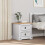 VidaXL vidaXL Bedside Table Corona White 53 x 39 x 47 cm Solid Pine Wood 5