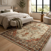 (120x170 cm- Small Area Rug Outdoor Indoor Carpet, Timeless) Non-Slip Traditional Rugs Runner Carpet Floor Mat