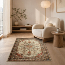 (40x60 cm- Small Door Mat/Small Bath Bathroom Mat, Timeless) Non-Slip Traditional Rugs Runner Carpet Floor Mat