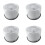 4pcs Large Capacity CD/DVD Storage Container Clear Plastic DVD Holder Compact Disk Organizer Space-Saving Design 1