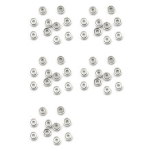 50 Pezzi 681ZZ Cuscinetti A Sfera In Miniatura Micro-Cuscinetto Aperto In Metallo 1X3X1Mm