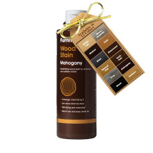 Furniture Clinic Wood Stain (Mahogany) – Fast Drying, Highly Concentrated, and Easy-to-Apply Wood Stain for All Indoor & Outdoor Wood – Water Base