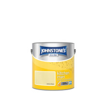 Johnstone's - Kitchen Paint - Lemon Daze - Matt Finish - Grease & Stain Resistant - Suitable for Kitchen Walls & Ceilings - Highly Durable - Low Odou