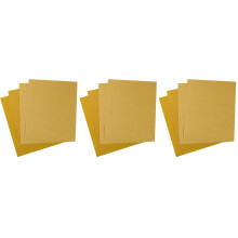 HARRIS 102064316 Seriously Good Assorted Sandpaper, Brown (Pack of 3)