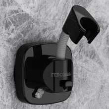 FERCOSEN 360 Swivel Shower Head Holder with Suction Cup | 10kg Load Capacity, Tool-Free Installation in Seconds | Removable and Rust-Resistant Showe