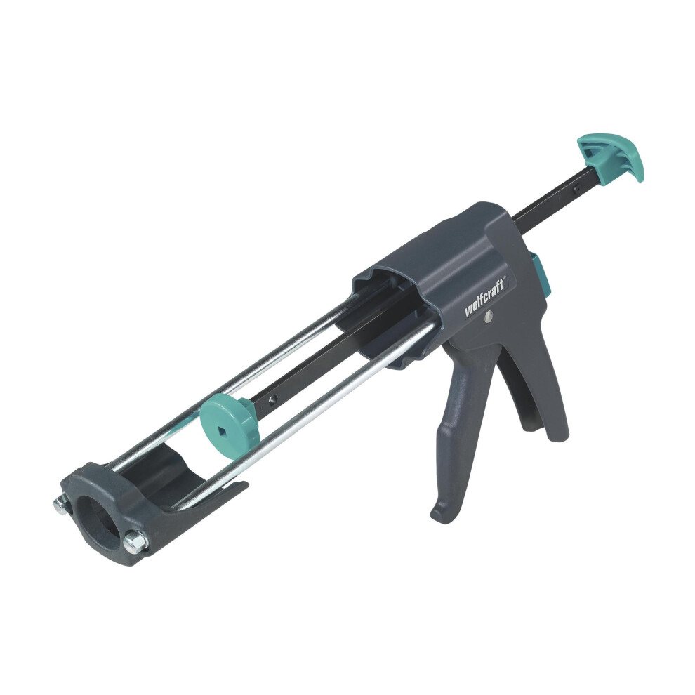 Wolfcraft Mg 600 Pro Professional Caulking Gun - Heavy Duty Sealant Gun With 280 Kg Push Force For 310 Ml Cartridges, Silicone, Adhesive & Bitumen