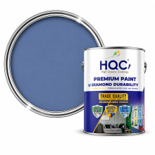HQC Weather Shield Marina Blue Smooth Masonry Paint | 1L in 30+ Colours | Storm Proof, Scrub Resistance & Waterproof | Weatherproof Technology Design
