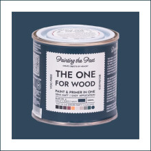 The One for Wood Paint & Primer 250ml Blue No. 4 End of a Perfect Night | Semi Matt Finish, Bio-Based & VOC-Free Formula for Wooden Furniture & Surfa