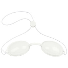 LOPHE Sunbed Goggles Sunbed Eye Protection, 1PCS Adjustable Safety Tanning Goggles, Protection UV and Infrared, Suitable for Sunbathing, LED Light Th