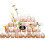 Glass Bud Vase Set Vintage Style 32 pcs 1
