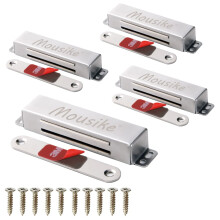 Mousike Magnetic Door Catch Heavy Duty 40KG Stainless Steel Door Magnets with Strong Magnetic for Kitchen Cupboard Wardrobe Closet Cabinet Door Latch