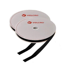 50mm Velcro Brand Hook & Loop Black Sew On 1m