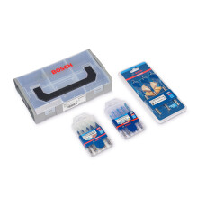 Bosch Professional 3-Piece Expert HEX-9 Drill Bit Set in Mini L-boxx (for Wood, Ceramic, Multi-Material, Accessories Drill, Hammer Drill)
