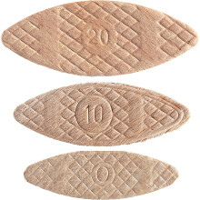 Trend 1000pcs Beechwood Joining Biscuits Variety Pack (No. 0, 10, 20) for Woodworking, Joinery, and Furniture Framing, BSC/MIX/1000