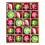 Christmas tree ornaments red green 20 pcs 1