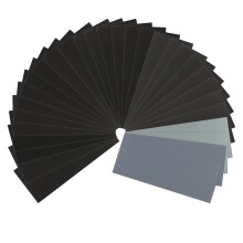 30 Sheets Sandpaper Set,Wet and Dry Sand Paper 80 to 3000 Grits for Woodworking, Metal Polishing, Automotive Repair