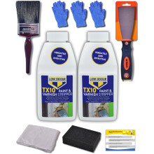 Professional Paint Stripper Bundle for Wood and Metal – Highly Effective Paint Remover for Wood and Metal, with Accessories - for Easy DIY Restorati
