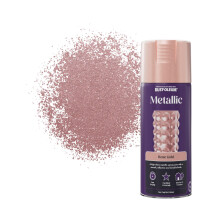 Rust-Oleum 400ml Metallic Spray Paint Aerosol - Rose Gold
