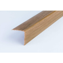WOOD EFFECT PLASTIC PVC CORNER 90 DEGREE ANGLE TRIM 2.5 METERS VARIOUS SIZES Cezar by TMW Profiles (30mm x 30mm x 2.5M, Walnut)