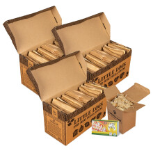 Logpile - Kiln Dried Beech Hardwood Little Logs (Starter Kit) | Perfect for Any Pizza Ovens, Fire Pits & Stove | Wood-Fired Cooking | Quick Lighting