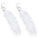 Artificial Feather Ornament for Christmas Tree 2 pcs Blue 1