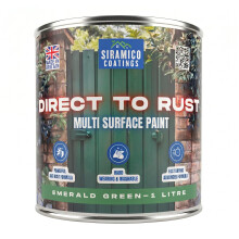 SIRAMICO COATINGS - DIRECT TO RUST - SATIN (EMERALD GREEN (RAL 6001))