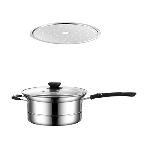 Stainless Steel Saucepan Multi-purpose Soup Pot 1.5L