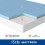 Gwydre Tri-fold Memory Foam Mattress, Single Foldable Mattress Portable Floor Be 3