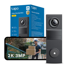 Tapo TD20 2K Battery Video Doorbell No Monthly fee,160 Doorbell Camera Wireless