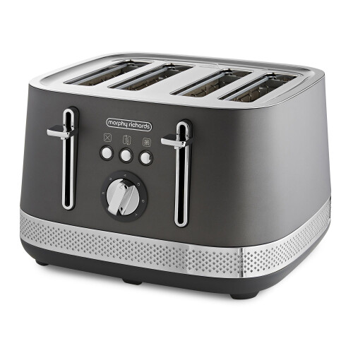Morphy Richards Morphy Richards Illumination 4 Slice Toaster, 7 Toast Settings, Browning Controls, Variable Width Slots, Auto Pop-up, Removeable Crumb Tray, Cord Sto 1