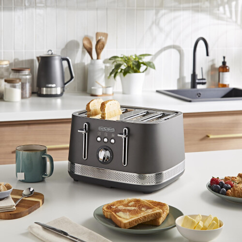 Morphy Richards Morphy Richards Illumination 4 Slice Toaster, 7 Toast Settings, Browning Controls, Variable Width Slots, Auto Pop-up, Removeable Crumb Tray, Cord Sto 2