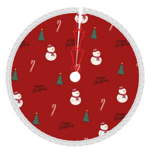 Christmas Tree Skirt 48 Inch Rustic Holiday Decor