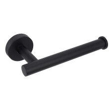 YUET Wall Mounted Toilet Paper Holder - Stylish Chrome SUS 304 Stainless Steel Tissue Dispenser for Bathroom and Kitchen Storage (Black)
