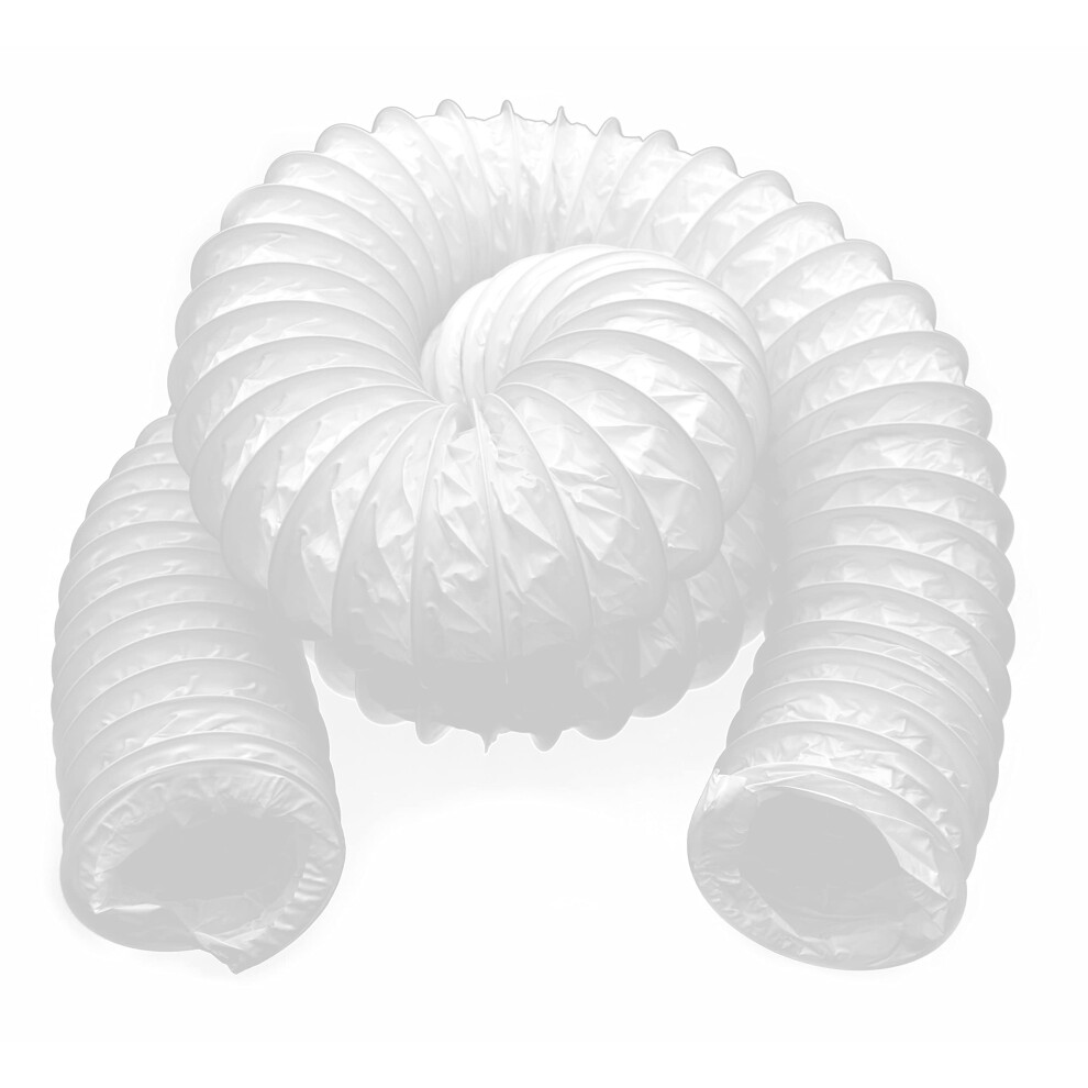 H&C Vent 150Mm / 6 Inch Ducting Hose Pipe Flexible Pvc Tube Aircon Duct Hose Ventilation Flex Exhaust Pipe Tumble Dryer, Extractor Fan 5003515843518