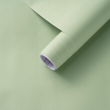 Arthome Green Contact Paper, 43.5cmx610cm Peel and Stick Matte Wallpaper, Self Adhesive Decorative Vinyl Paper for Cabinet, Table, Shelves, Furniture