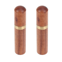 Wooden Toothpick Canister Pocket Storage 2 pcs