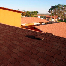 INMOZATA 36pcs Asphalt Roof Shingles, Self-Adhesive Sheds Roofing Felt Shingles Tiles for Roof of Sheds, Weather Resistant Heavy-Duty Roofing Tiles(S