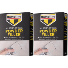 Bartoline Multi Purpose Powder Filler 1.5kg - Strong & Smooth Finish for Plaster, Wood, Brick & Stone – Easy to Mix & Sand (Pack of 2)