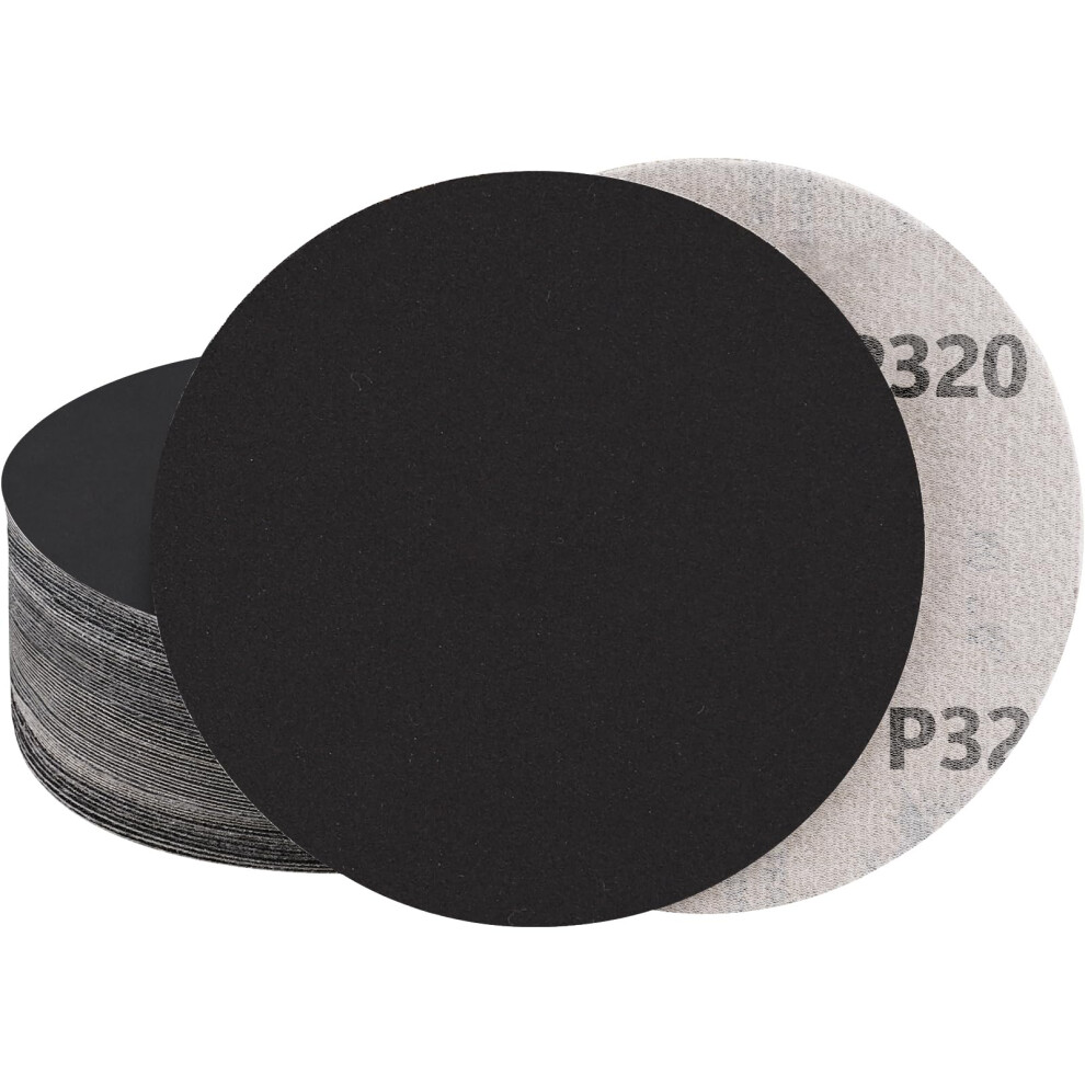 Stebruam 30Pcs 150Mm Sanding Discs 320 Grit For Dry And Wet Sanding, Compatible With Random Orbital Sander, Woodworking & Automotive Sandpaper 5006170424108