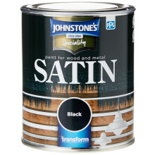 Johnstone's 307961 Satin Black, 750 ml