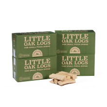 Certainly Wood Oak Pizza Sticks 4 box – Kiln Dried Wood for Small & Mini Pizza Oven – Quick to Light Hardwood Stick – Long Burn & High Temperatu