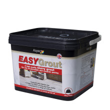EASYGrout Flow Slurry Patio Grout For Outdoor & Indoor Ceramic Or Porcelain Floor Tiles 15kg Flowable All Weather Paving Jointing Compound Easy Mix W