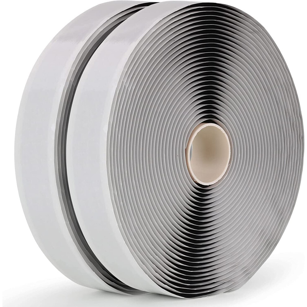 Llpt Butyl Seal Putty Tape | 2 Packs Black | 3Mm Thick X 25Mm Wide X 10M Long | Water Tight Seal Butyl Tape | For Leak Proof Rv Repair Window Glass B 5002611423303