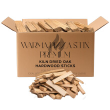 Warma Oak Pizza Wood Stix Logs - Kiln Dried Oak Hardwood Kindling Wood Sticks -